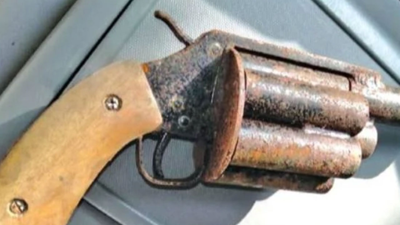 A senior lecturer has come to the police with a firearm!