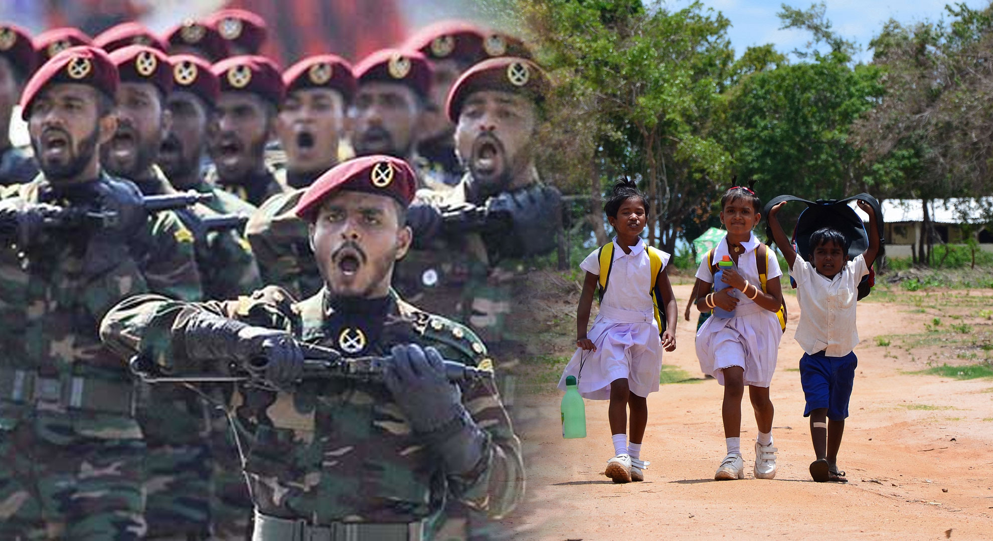 The new budget also allocates more money to security than education!